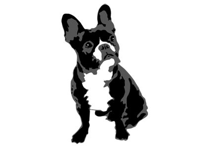 sticker bulldog