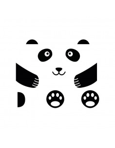 Stickers de Porte,Sticker de Porte: Panda 2