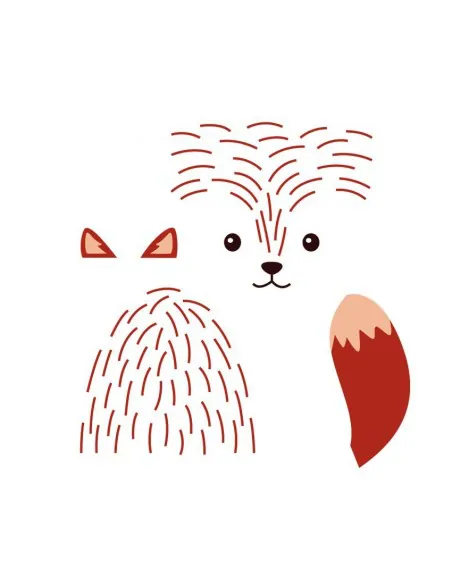 Stickers de Porte,Sticker de Porte: Renard
