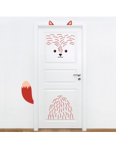 Stickers de Porte,Sticker de Porte: Renard