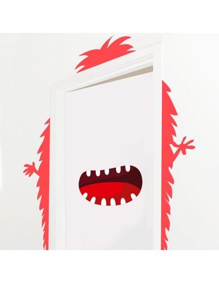 Stickers de Porte,Sticker de Porte: Monstre