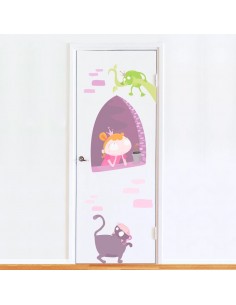 Stickers de Porte,Sticker de Porte: Princesse