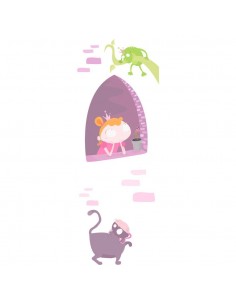 Stickers de Porte,Sticker de Porte: Princesse 2