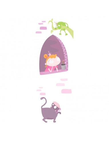 Stickers de Porte,Sticker de Porte: Princesse Stickers de Porte,Sticker de Porte: Princesse