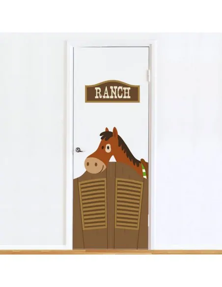 Stickers de Porte,Sticker de Porte: Ranch