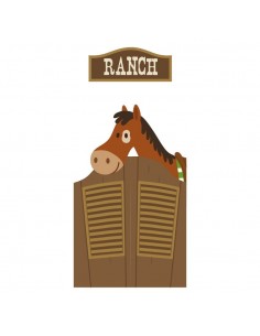 Stickers de Porte,Sticker de Porte: Ranch 2
