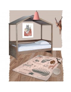 Tapis à thème,Tapis Enfant: Circuit Little Savannah