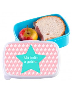 Boite a Gouter,Boîte à Goûter Étoile Turquoise