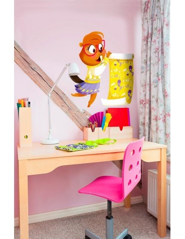 Stickers Forêt,Sticker enfant: Castor décoratrice Stickers Forêt,Sticker enfant: Castor décoratrice