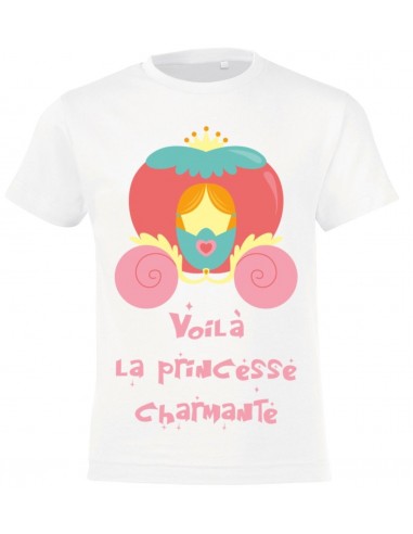 vêtements enfant,T-shirt enfant fille: princesse Clara