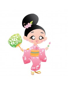 Stickers Monde,Sticker enfant Japon: Matsuri Sakura