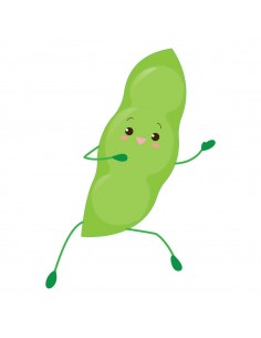 Stickers Monde,Sticker enfant japon: edamame