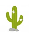 Stickers Indiens & Cowboys,Sticker enfant: cactus clair