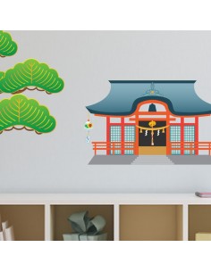 Stickers Monde,Sticker japon: fūrin - carillon japonais - 2