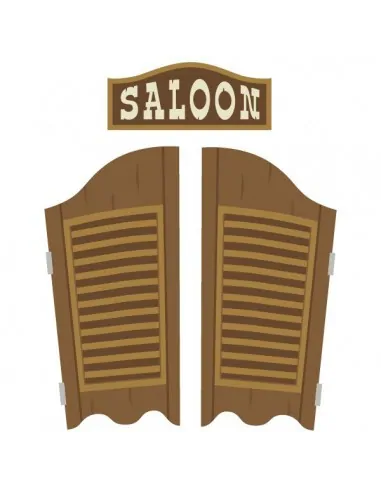 Stickers Indiens & Cowboys,sticker enfant: porte saloon