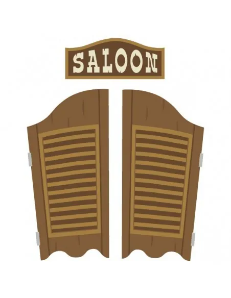Stickers Indiens & Cowboys,sticker enfant: porte saloon
