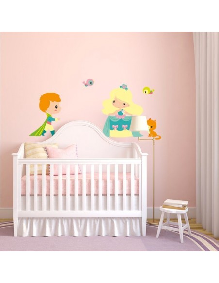 Stickers Fée & Princesse,Sticker Enfant: Prince Arthur