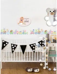 Kit Deco Promo,Kit Déco: Bébé Nounours (Plaque de porte 2