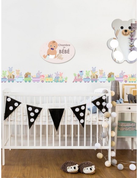 Kit Deco Promo,Kit Déco: Bébé Nounours (Plaque de porte