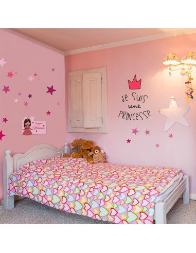 Kit Deco Promo,Kit Déco: Princesse étoiles rose - plaque de Kit Deco Promo,Kit Déco: Princesse étoiles rose - plaque de