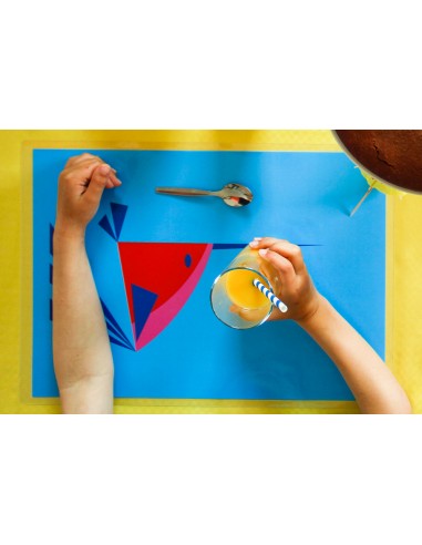 Set de table,Set de table enfant: Pioupiou dans la mer Set de table,Set de table enfant: Pioupiou dans la mer