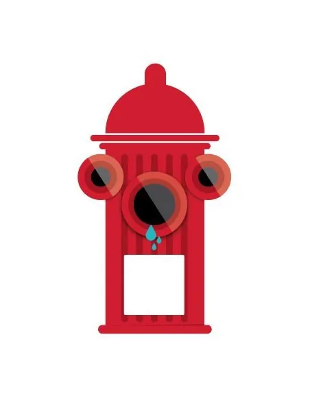 Stickers Prise,sticker prise ou interrupteur: bouche d'incendie