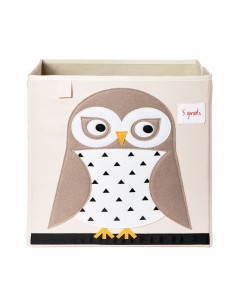 Boîtes & Paniers de rangement,Cube de rangement chouette 2