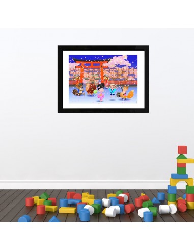 Poster enfant,Poster Géant plastifié: Hanami Masturi Poster enfant,Poster Géant plastifié: Hanami Masturi