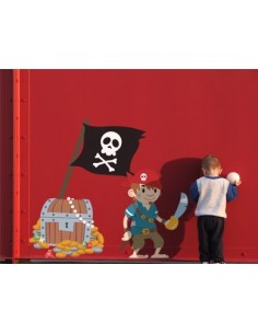 Stickers Pirates,Sticker Pirate: le Mousse