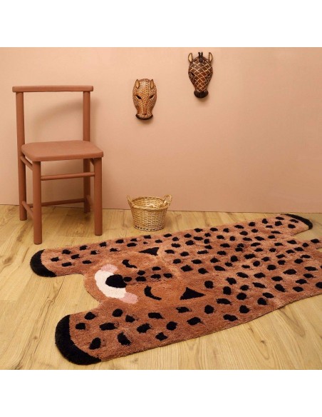 Tapis animaux,Tapis enfant guépard: LITTLE CHEETAH