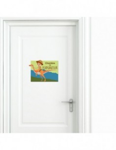 Chambre Enfant Bleu,Sticker de porte enfant: Explorateur 2