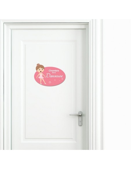 Chambre Danseuse,Sticker de porte Enfant: Danseuse