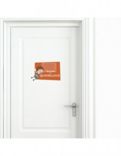 Chambre Enfant Bleu,Sticker de porte Enfant: Handballeur 2
