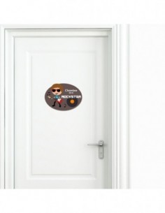 Autres Décorations,Sticker de porte Enfant: Rockstar Garçon 2
