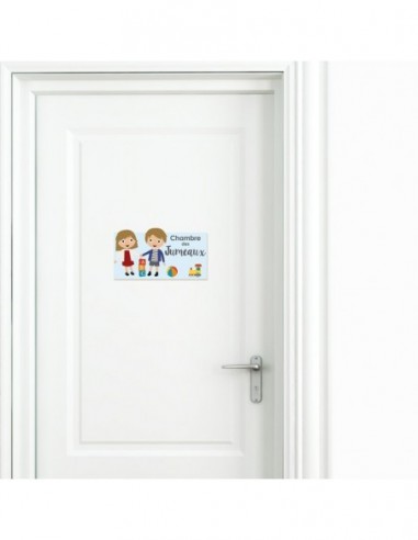 Chambre Enfant Bleu,Sticker de porte Enfant: Jumeaux Chambre Enfant Bleu,Sticker de porte Enfant: Jumeaux