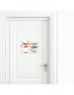 Noël des Garçons,Sticker de porte Enfant Garçon: Cuisinier 2