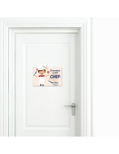 Noël des Garçons,Sticker de porte Enfant Garçon: Cuisinier