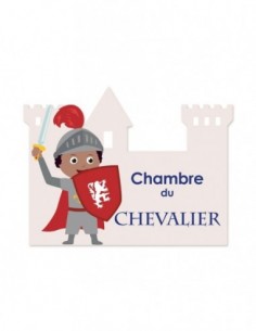 Idées Cadeaux Garçon,Sticker de porte Enfant Garçon: Chevalier