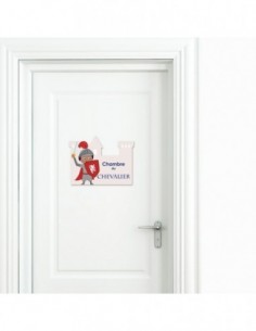 Idées Cadeaux Garçon,Sticker de porte Enfant Garçon: Chevalier 2