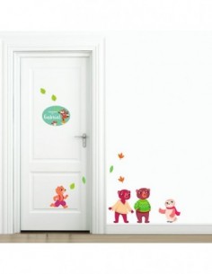 Thèmes chambre Bébé,Sticker de porte Enfant prénom 2