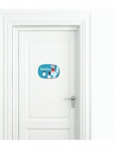 Autres Décorations,Sticker de Porte Enfant: Toilettes 2