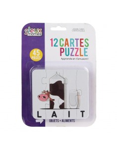 Jeux & Eveil,Carte puzzle Enfant: Mots Alphabet Lecture