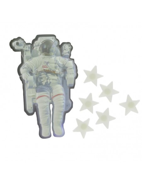 Luminaires,Décoration enfant: Astronaute 3D et Étoiles