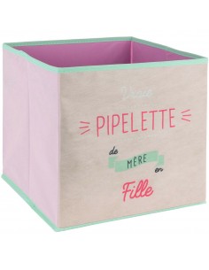 Boîtes & Paniers de rangement,Cube de rangement pliable rose