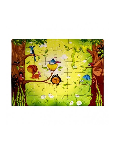 Jeux & Eveil,Puzzle Enfant 48 pièces: Animaux de la forêt