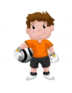 Stickers Sport,Sticker Garçon: Footballeur Hugo