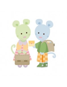 Stickers Nounours Doudous,Sticker bébé: Doudou écolier