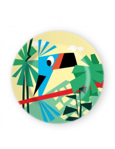 Vaisselle,Assiette enfant: Pioupiou sur une branche