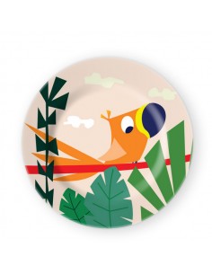 Vaisselle,Assiette enfant: Pioupiou perché