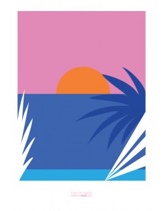 Poster enfant,Kit 3 affiches - Pioupiou à la mer 2